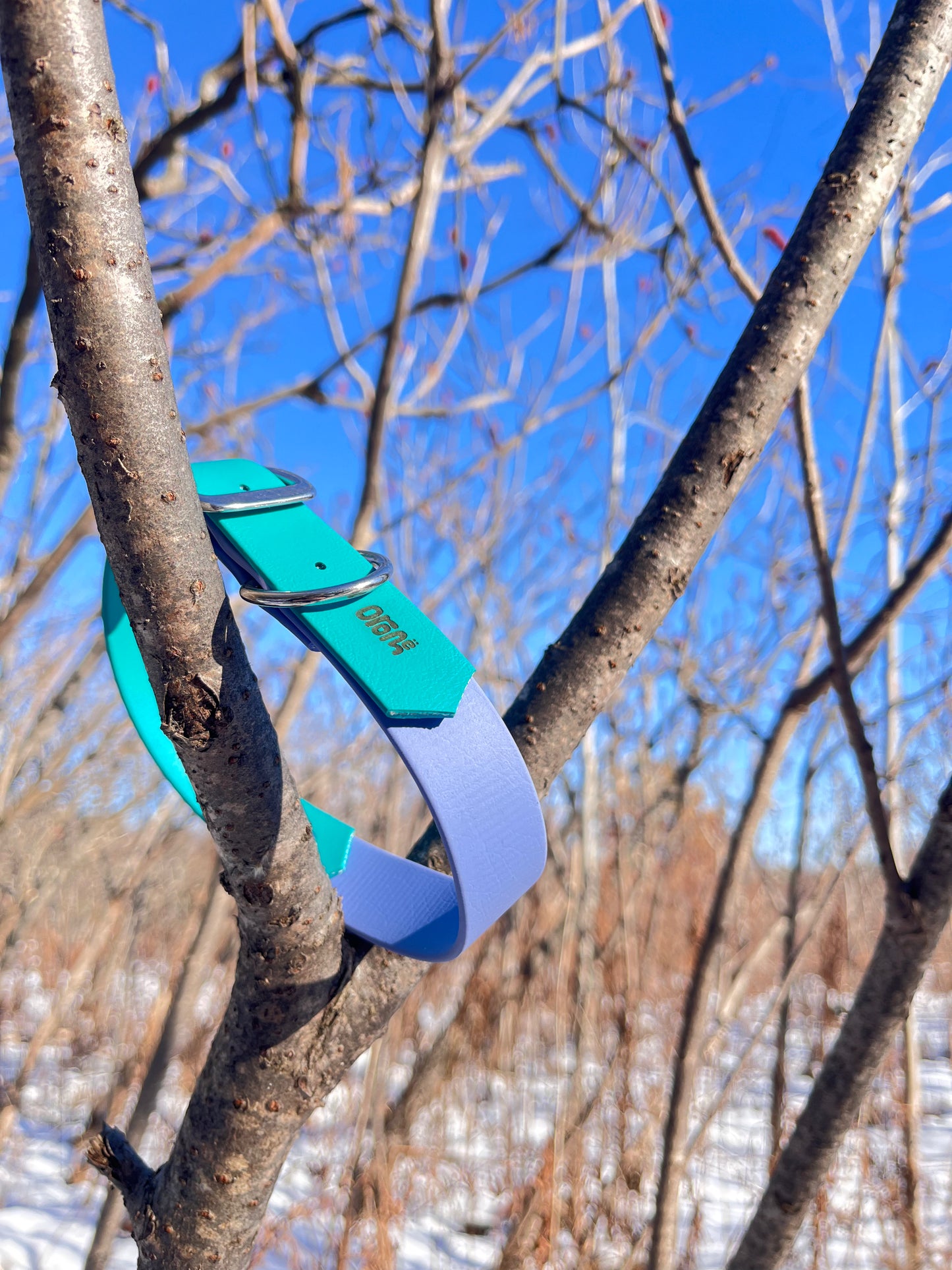 Collier VALAR | 12 à 17" | teal et parme