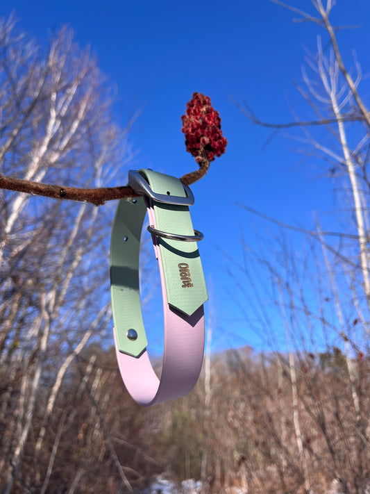 Collier VALAR | 12 à 17" | sauge et lavande